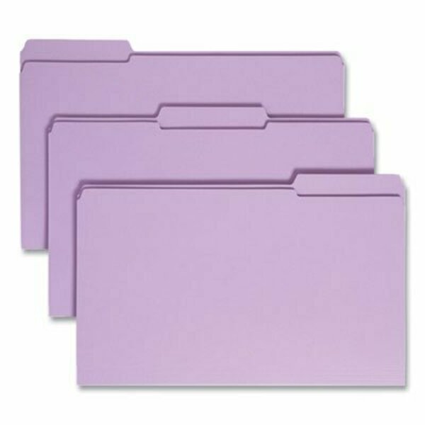 Smead Smead, REINFORCED TOP TAB COLORED FILE FOLDERS, 1/3-CUT TABS, LEGAL SIZE, LAVENDER, 100PK 17434